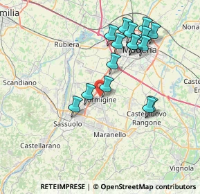 Mappa 41043 Formigine MO, Italia (7.47938)