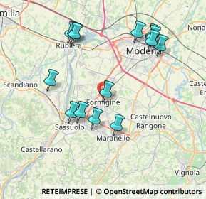 Mappa 41043 Formigine MO, Italia (8.06)