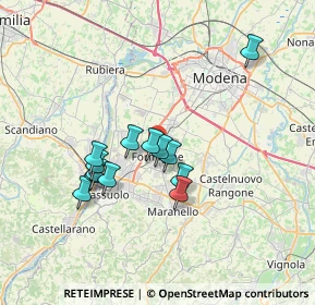 Mappa 41043 Formigine MO, Italia (6.02385)