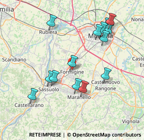 Mappa 41043 Formigine MO, Italia (7.99714)