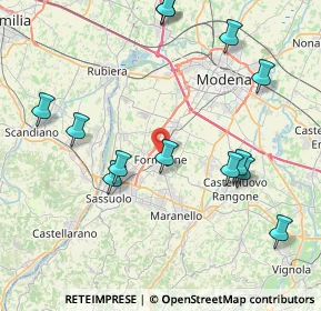 Mappa 41043 Formigine MO, Italia (9.29923)
