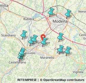 Mappa 41043 Formigine MO, Italia (7.93)