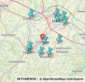 Mappa 41043 Formigine MO, Italia (7.38909)