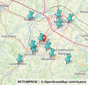 Mappa 41043 Formigine MO, Italia (7.46909)