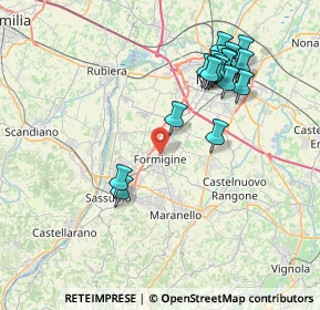 Mappa 41043 Formigine MO, Italia (8.15)