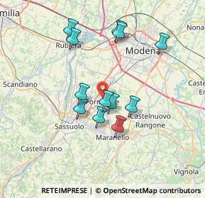 Mappa 41043 Formigine MO, Italia (6.47167)