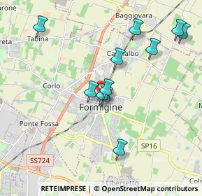 Mappa 41043 Formigine MO, Italia (1.88545)