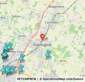 Mappa 41043 Formigine MO, Italia (3.85077)