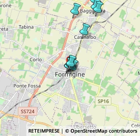 Mappa 41043 Formigine MO, Italia (1.38917)