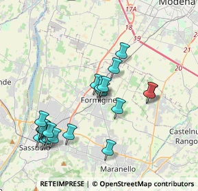 Mappa 41043 Formigine MO, Italia (3.997)