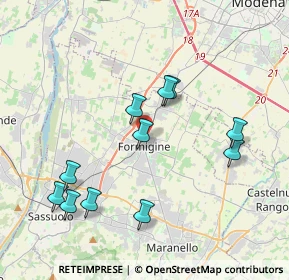 Mappa 41043 Formigine MO, Italia (3.97545)