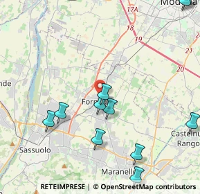 Mappa 41043 Formigine MO, Italia (5.81)