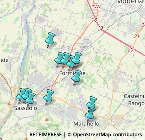 Mappa 41043 Formigine MO, Italia (3.7)