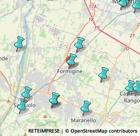 Mappa 41043 Formigine MO, Italia (7.0085)