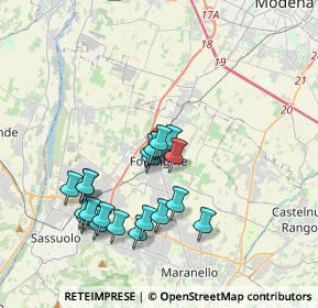 Mappa 41043 Formigine MO, Italia (3.6235)