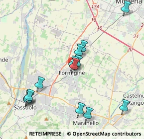 Mappa 41043 Formigine MO, Italia (4.36429)