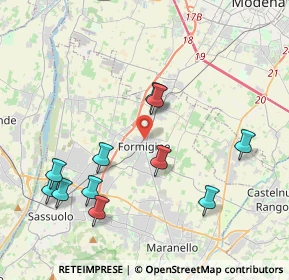 Mappa 41043 Formigine MO, Italia (4.30727)