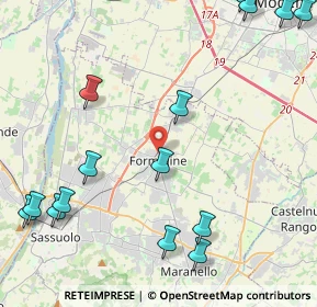 Mappa 41043 Formigine MO, Italia (6.8635)