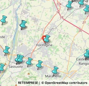 Mappa 41043 Formigine MO, Italia (6.8415)