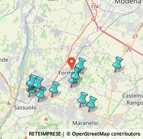 Mappa 41043 Formigine MO, Italia (4.03167)