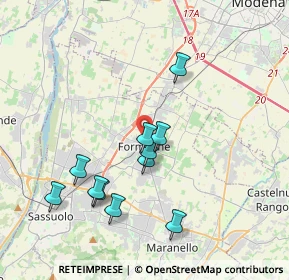 Mappa 41043 Formigine MO, Italia (3.61273)