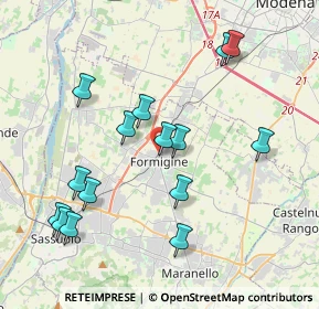 Mappa 41043 Formigine MO, Italia (4.12933)