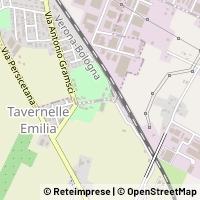 Mapa Calderara di Reno