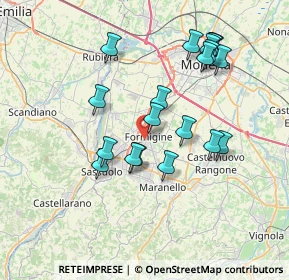Mappa Via Fernando Baschieri, 41043 Formigine MO, Italia (7.283)