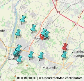 Mappa Via Beato Angelico, 41043 Formigine MO, Italia (4.36786)
