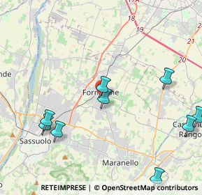 Mappa Via Beato Angelico, 41043 Formigine MO, Italia (5.65636)