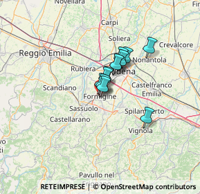 Mappa Via Beato Angelico, 41043 Formigine MO, Italia (7.445)