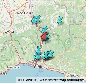 Mappa Viale Milite Ignoto, 16012 Sarissola GE, Italia (10.684)