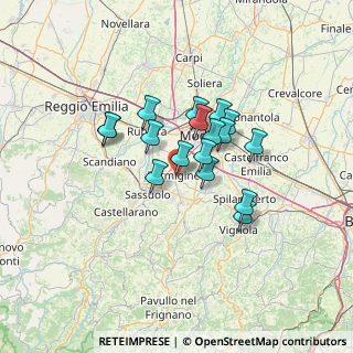 Mappa Via Fratelli Rosselli, 41043 Formigine MO, Italia (10.02353)