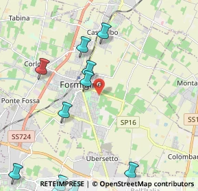 Mappa Via Fratelli Rosselli, 41043 Formigine MO, Italia (2.86091)