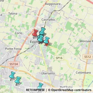 Mappa Via Fratelli Rosselli, 41043 Formigine MO, Italia (1.85545)