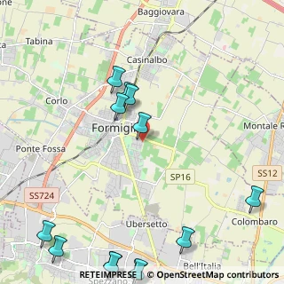 Mappa Via Fratelli Rosselli, 41043 Formigine MO, Italia (3.03923)