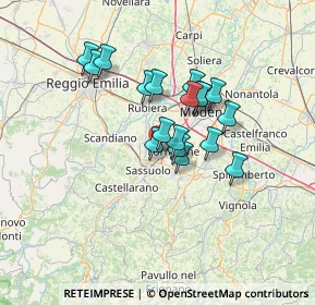 Mappa Via degli Edili, 41049 Sassuolo MO, Italia (10.45)