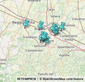 Mappa Via degli Edili, 41049 Sassuolo MO, Italia (7.20833)