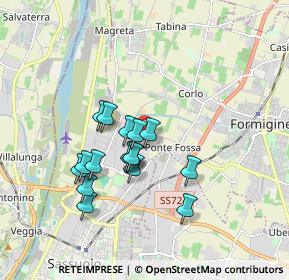 Mappa Via degli Edili, 41049 Sassuolo MO, Italia (1.49313)