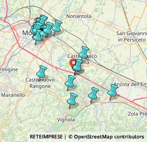 Mappa 41018 San Cesario Sul Panaro MO, Italia (8.4885)