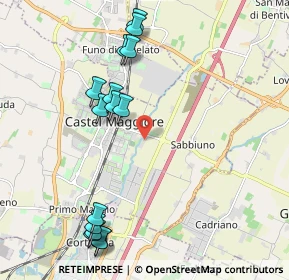 Mappa Via Delle Officine Barbieri, 40013 Castel Maggiore BO, Italia (2.362)