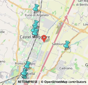 Mappa Via Delle Officine Barbieri, 40013 Castel Maggiore BO, Italia (2.97091)