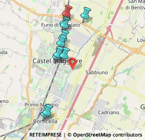 Mappa Via Delle Officine Barbieri, 40013 Castel Maggiore BO, Italia (1.94)