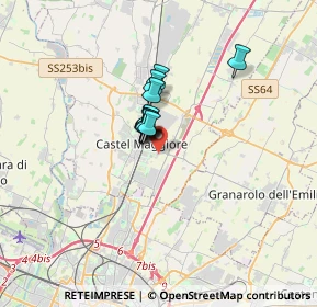 Mappa Via Delle Officine Barbieri, 40013 Castel Maggiore BO, Italia (1.77455)