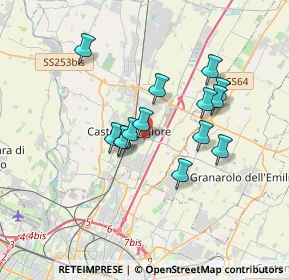 Mappa Via Delle Officine Barbieri, 40013 Castel Maggiore BO, Italia (2.88429)