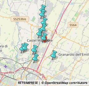 Mappa Via Delle Officine Barbieri, 40013 Castel Maggiore BO, Italia (3.14727)
