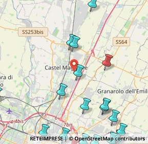 Mappa Via Delle Officine Barbieri, 40013 Castel Maggiore BO, Italia (6.3265)