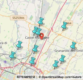 Mappa Via Delle Officine Barbieri, 40013 Castel Maggiore BO, Italia (4.37636)