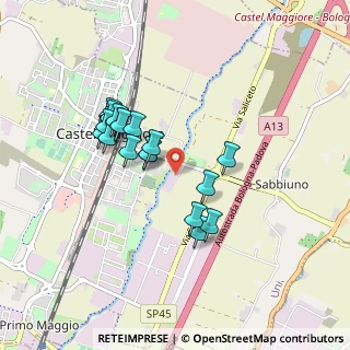 Mappa Via Delle Officine Barbieri, 40013 Castel Maggiore BO, Italia (0.787)