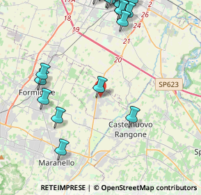 Mappa Via Sicilia, 41051 Castelnuovo Rangone MO, Italia (5.8445)